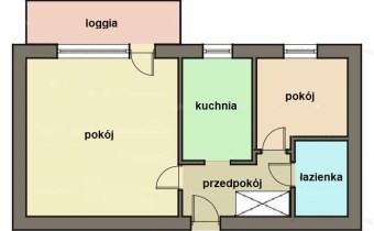 rozkład pomieszczeń w lokalu