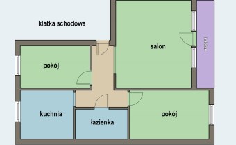 Kępice ul. Bielaka rozkład pomieszczeń