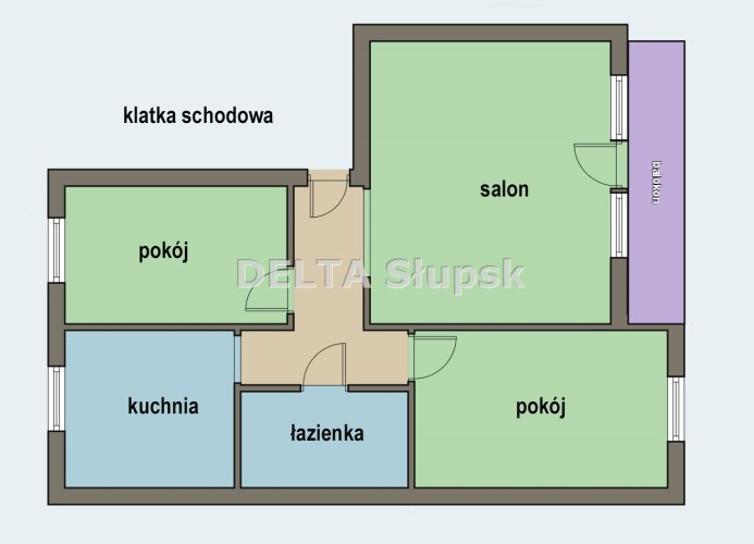 Kępice ul. Bielaka rozkład pomieszczeń